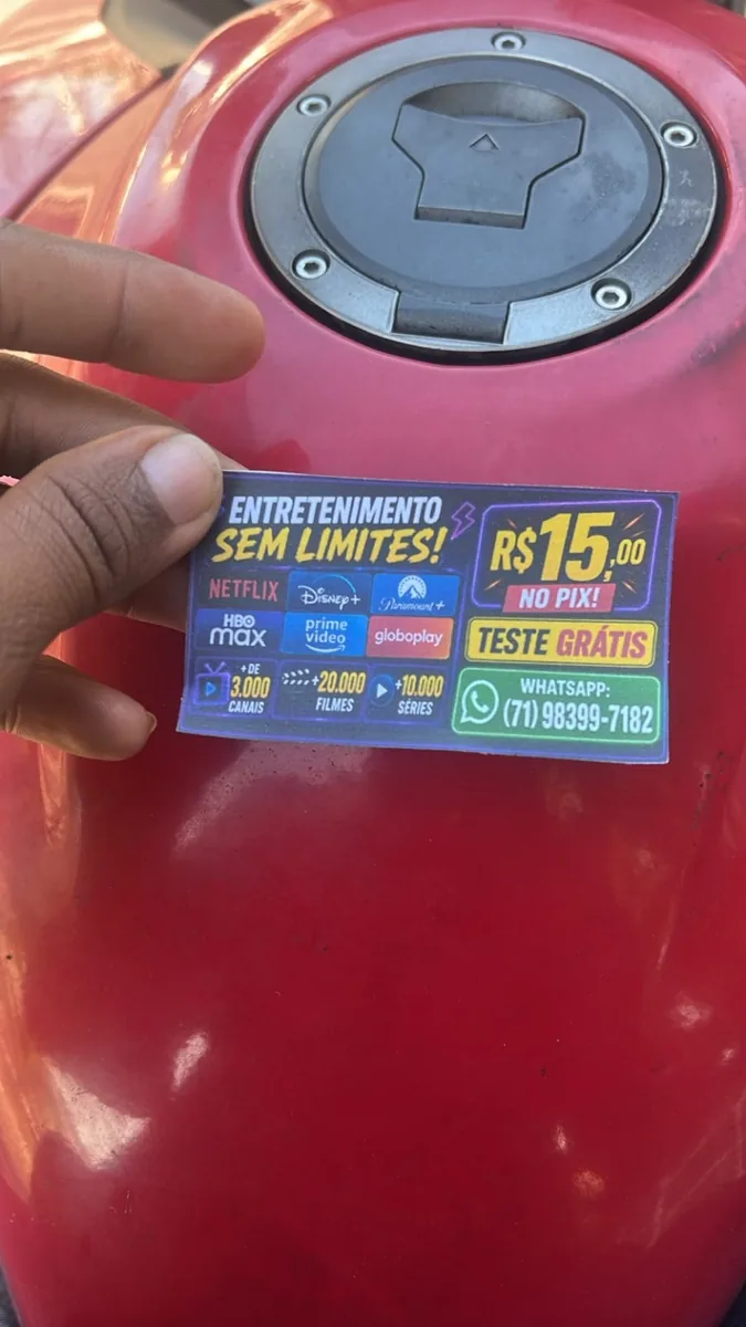 Exemplo de material impresso produzido
